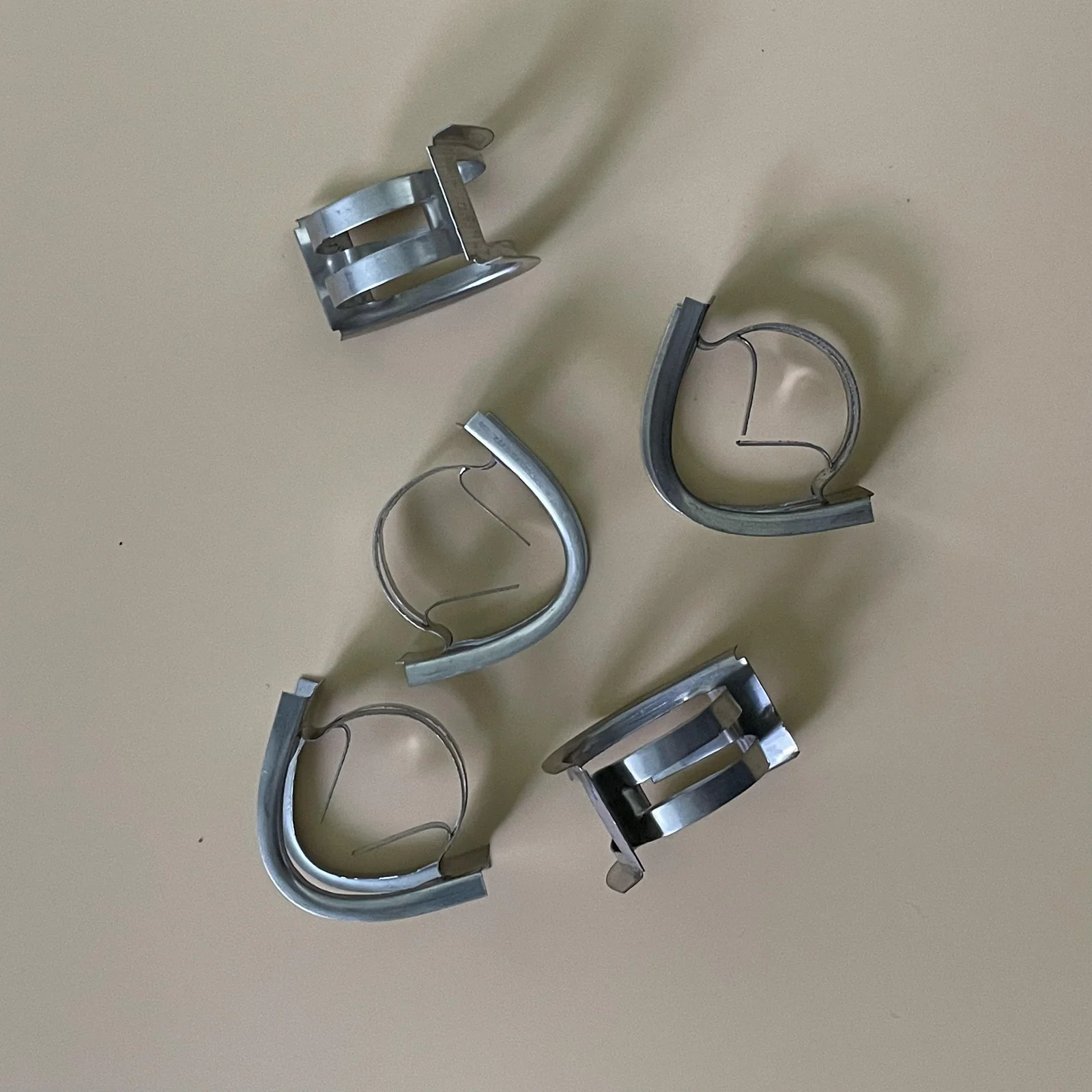 Metal Intalox saddle ring product photograph 2